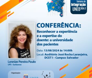 Conferência – Profa. Lennize Pereira Paulo (UPS-Sorbonne)