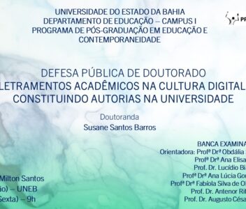 Defesa de Tese – Susane Santos Barros