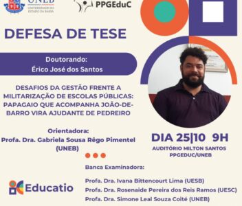 Defesa de Tese – Érico José dos Santos