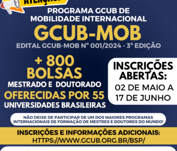 Resultado GCUB MOB – Terceira Edição – Edital 2024