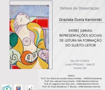 Defesa de Dissertação – Graziela Dutra Kantorski