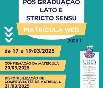 Matrícula WEB 2025.1